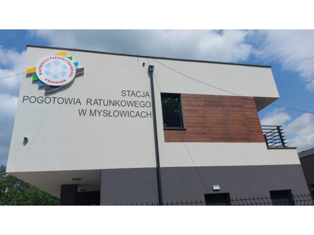 Budowa budynku stacji pogotowia ratunkowego w Mysłowicach